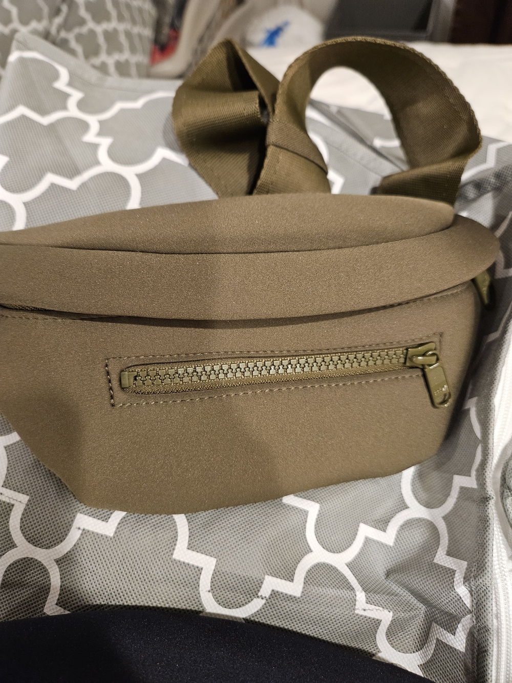 Dagne Dover Ace Fanny Pack In Dark Moss